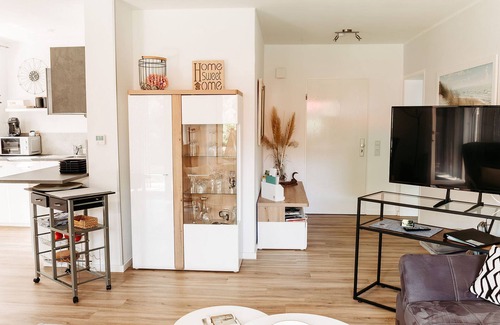 Moehnesee Apartment | Ferienwohnung mit 65qm, 1 Schlafzimmer, 1 Wohn-schlafzimmer, Max. 4 Personen