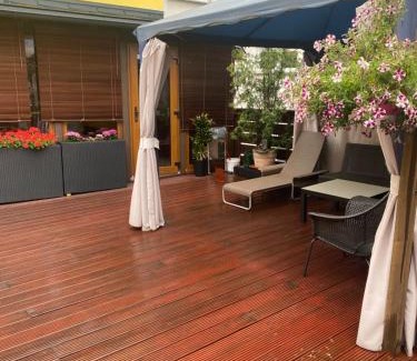 Aue Apartment | Ferienwohnung mit Terrasse