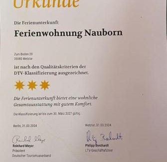 Nauborn Apartment | Ferienwohnung Nauborn in Wetzlar mit großer Terrassse, ruhig gelegen