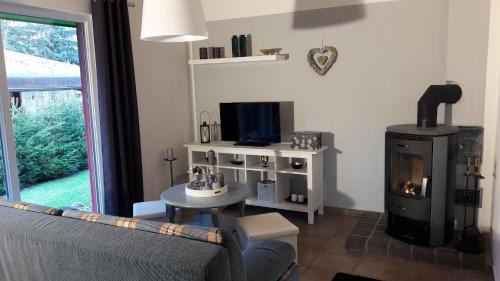 Basedow Apartment | Ferienwohnung Sonneneck mit Boot und Kanu