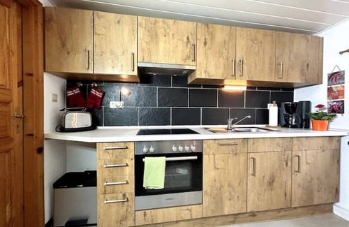 Grossschoenau Apartment | Fewo Marie Modern & Rustikal mit Sauna