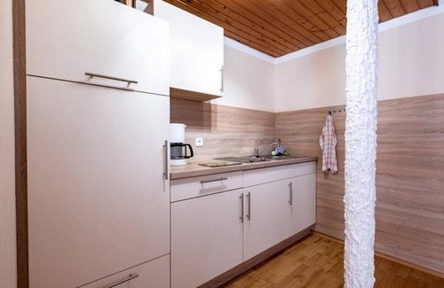 Stammbach Apartment | FeWo Wiesenblick | Ebenerdige 1,5-Raum FeWo mit 35qm und einer Terrasse