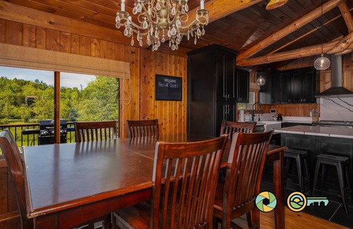 Basye Cabin | Fireside Chat - rustic luxury w/golf course and mtn views