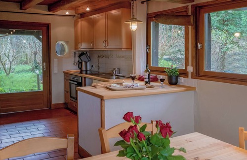 Payrac House | Fischerhaus – Half-timbered holiday home with pool, sauna & wheelchair access