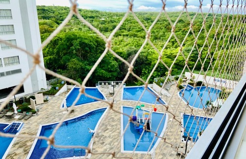 Pousada do Rio Quente Apartment | Flat 303 - Condomínio Park Veredas - Acesso ao Rio - Completo com ar no quarto e na sala