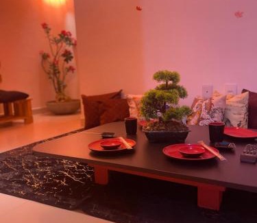 Mangabeira Apartment | Flat YinYang - Temática Japonesa e Conforto Climatizado
