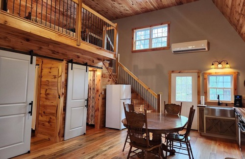Laurelton Cottage | Fly Away Cabin: Relax and enjoy the creek views and sounds.