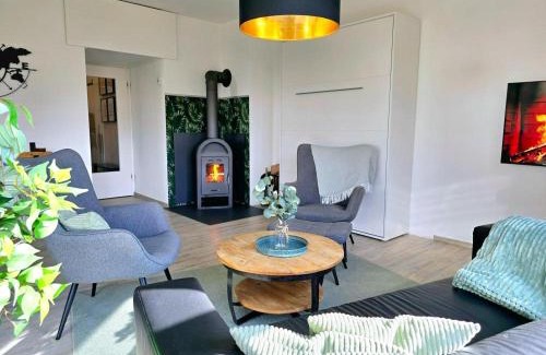 Groenebach Apartment | Fuchsbau mit Kamin & Terrasse & Garten