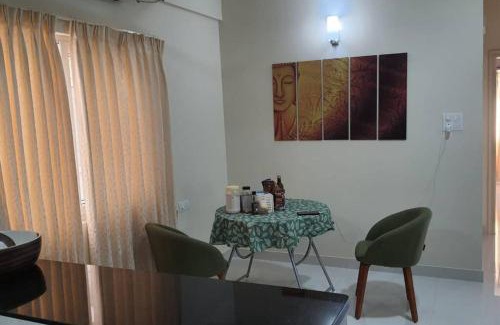 Puttaparthi Apartment | Fully furnished 2 BHK apt with smart TV, AC &more