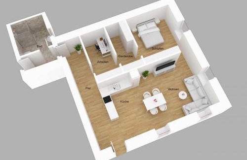 Gunsberg Apartment | Furnished Living Room in Günsberg Solothurn