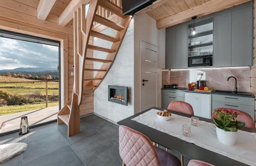 Czorsztyn Ski Chalet | Górski Horyzont - domki nad jeziorem z widokiem na Tatry