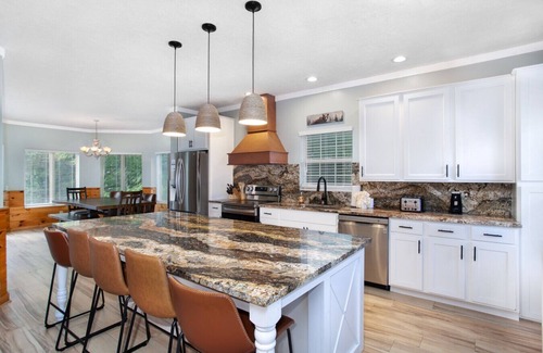 Chalet Village House | Gatlinburg's Getaway: View, Hot Tub, Theater, MORE
