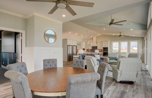 North Topsail Beach House | "Geaux Big" - LUXURY Oceanfront Home - Elevator, Pool, Hot Tub, Theater
