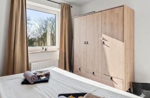 Großenbaum Apartment | Getaway Apartment mit Balkon - ruhig gelegen, ideal zum Wohlfühlen&Ankommen - Messe Düsseldorf&Essen - S-Bahn