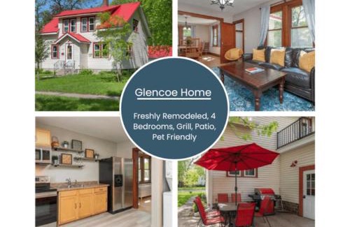 Glencoe House | Glencoe-freshly remodeled-pets ok-4 bedrooms-grill