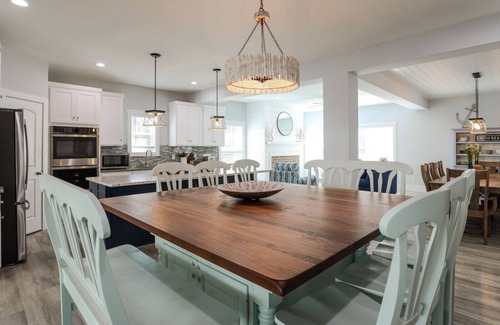 North Forest Beach House | Gourmet Kitchen- steps to beach Spa Elevator more.