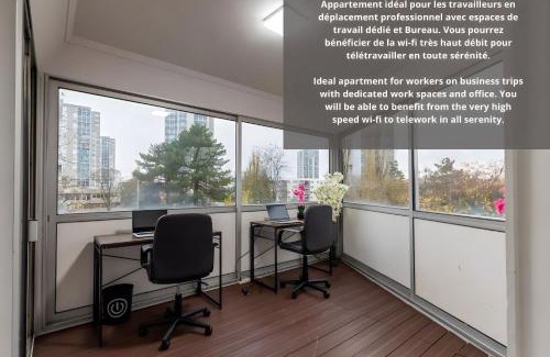 Breche - Prefecture Apartment | Grand 4 pièces +espace bureau à 20 min Paris !