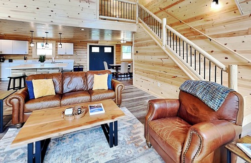 McHenry House | Greenview | Mountain Views + Fire Pit, Game Room, & Hot Tub!