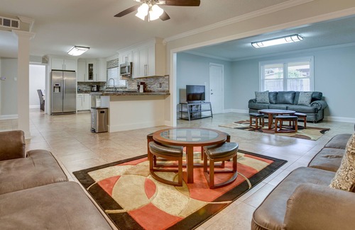 Timberlane House | Gretna Vacation Rental w/ Fire Pit & Backyard!