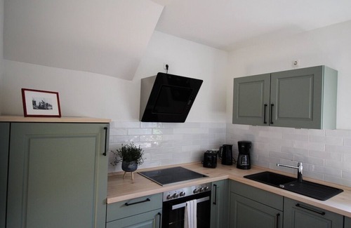 Stahlbrode Apartment | Große Wohnung im Ferienhaus Makrele von 1877