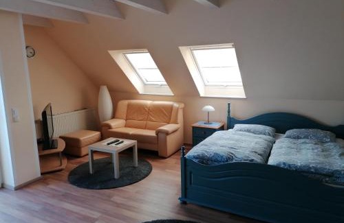 Schwabmuenchen Apartment | Großzügiges Wohnstudio mit Balkon und Badbenutzung