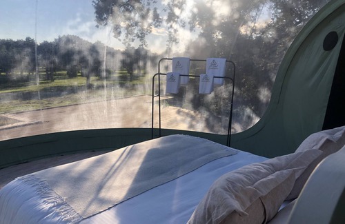 Velada Cabin | Habitación Burbuja Doble con Vistas al Campo y Piscina