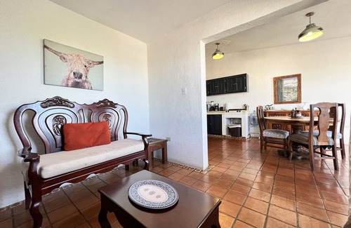 Las Garzas Apartment | Hacienda style home w/Rooftop, Pool & Sea View