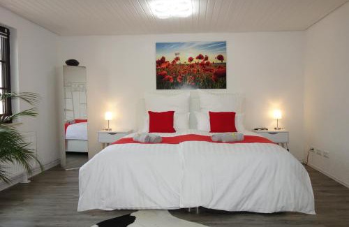 Altenstadt Apartment | HAPPY-HOMES RED - Up to 5 - Küche - W-LAN - Netflix - Honig - Terrasse