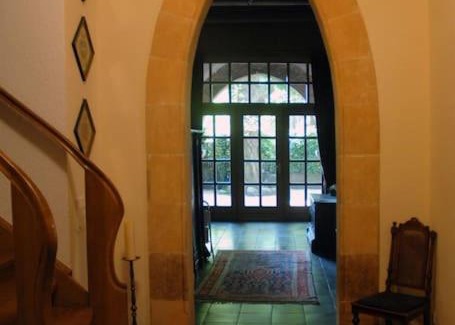 Heek Apartment | Haus Keppelborg: ZI Rosina mit Burggartenblick