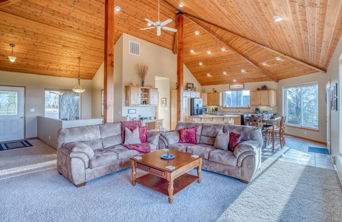 Pacific City House | Haystack Rock & Dune Views, King Suite, Game Room, Double Decks in Pacific City!
