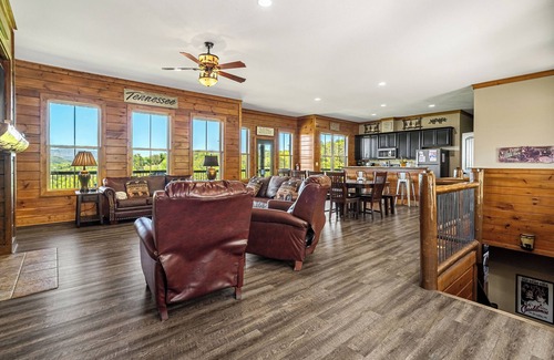 Sevierville Cabin | HEAVEN'S WINDOW! VIEWS and SLEEPS 20!