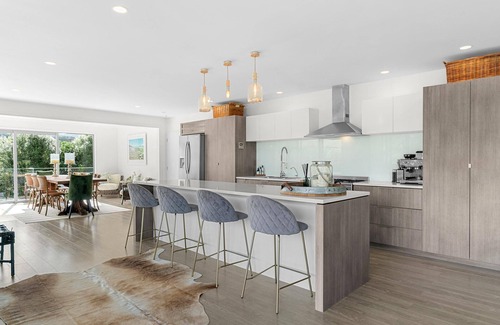 Waipu House | Hillside Haven - Stylish, sunny holiday home with pool and spa in beautiful rural setting