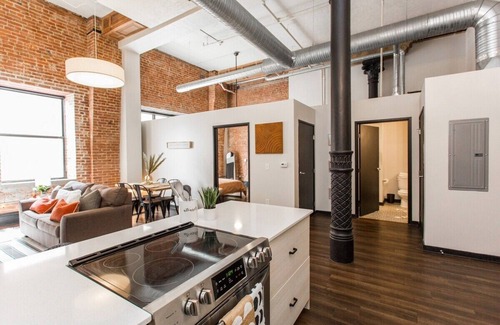 Kansas City Apartment | Hip Downtown Loft Walk to River Market and DT