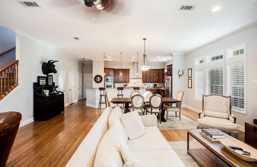 Seville Historic District House | Historic Downtown Bayfront New Home - Mins to Beach, Walk Downtown, Pool, Bikes