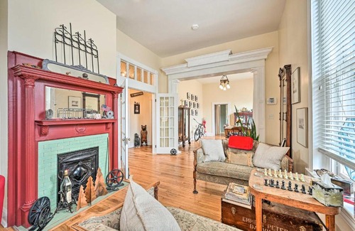 Danville House | Historic Watson Brick House with Private Deck!