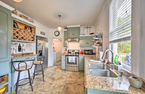 Danville House | Historic Watson Brick House with Private Deck!