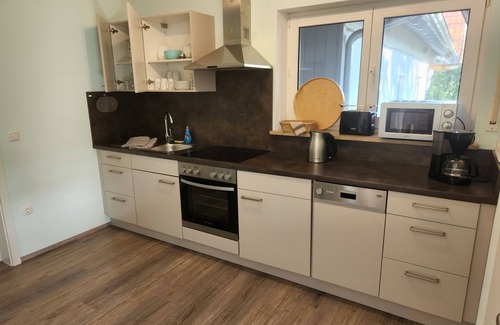 Iphofen Apartment | Holiday Apartment 'Bacchus' with Private Balcony, Shared Terrace