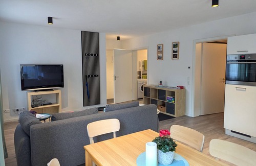 Freudenstadt Apartment | Holiday Apartment 'Schiller's Urban Escape' with Mountain View, Private Terrace and Wi-Fi