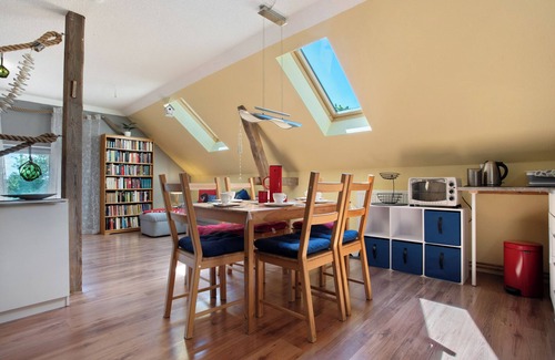 Loitz Apartment | Holiday Apartment 'Julenhof' with Private Terrace, Private Garden and Wi-Fi