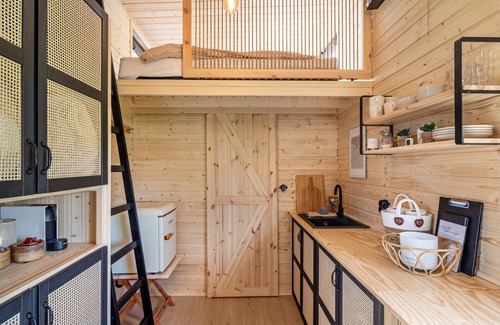 Feldkrucken House | Holiday Home 'Almhütte Mit Tiny House' with Private Terrace, Wi-Fi and Air Conditioning