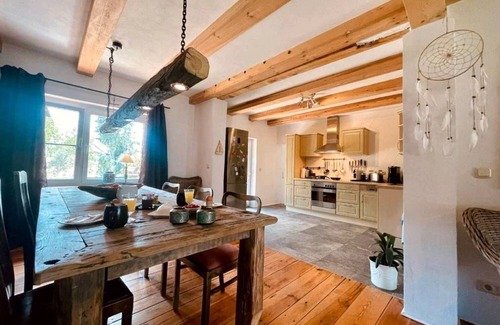 Heinersbruck House | Holiday Home 'Am Rande Des Spreewald' with Private Terrace, Private Garden and Wi-Fi