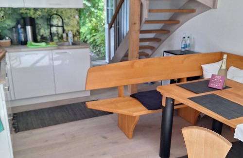 Guestrow House | Holiday Home 'Am Wasser, Bootshaus' with Private Terrace