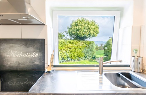 Langballigholz House | Holiday Home 'Fördeblick' with Sea View, Private Garden and Wi-Fi