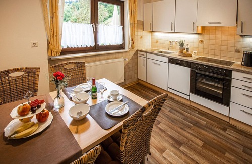 Oppenau Apartment | Holiday Home 'Ferienhaus Niedermättle' with Mountain View, Private Terrace and Wi-Fi