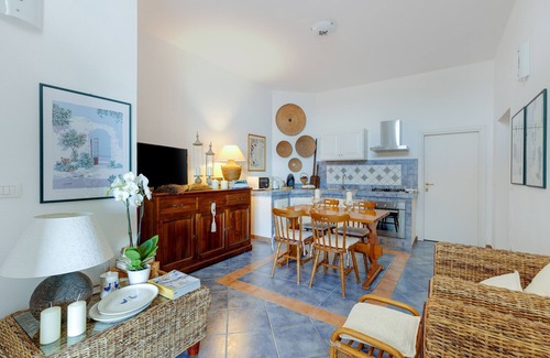Arbus House | Holiday Home 'Il Rifugio Del Conte' with Sea View, Private Terrace and Air Conditioning