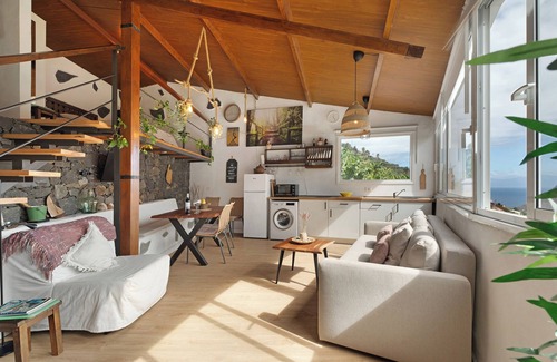 Hermigua House | Holiday Home "Tajaraste 2" with Sea and Mountain View, Private Terraces & Wi-Fi