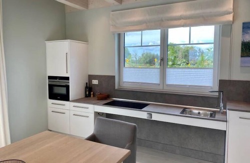 Altwarp House | Holiday home with sauna, fireplace and water view