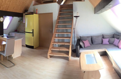 Ivenack Apartment | Holidays on Lake Ivenacker - cosiness in the attic with a view of the park