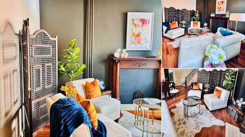 Lancaster Apartment | Hollywood Glam Themed Manor with Sauna for 12-People