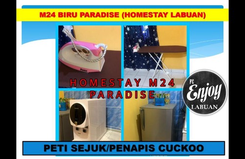 Labuan Apartment | HOMESTAY BIRU BLOK M24 VVIP GROUND FLOOR TAMAN MUTIARA WP Labuan
